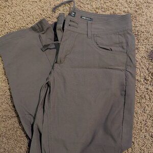 Prana Halle Straight Pants II 10 Short Moonrock